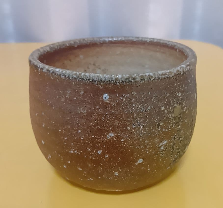 骨董品 信楽焼 酒呑 ぐい呑 上田光春 古来窯 酒器 工芸品 陶器 極美品‼️