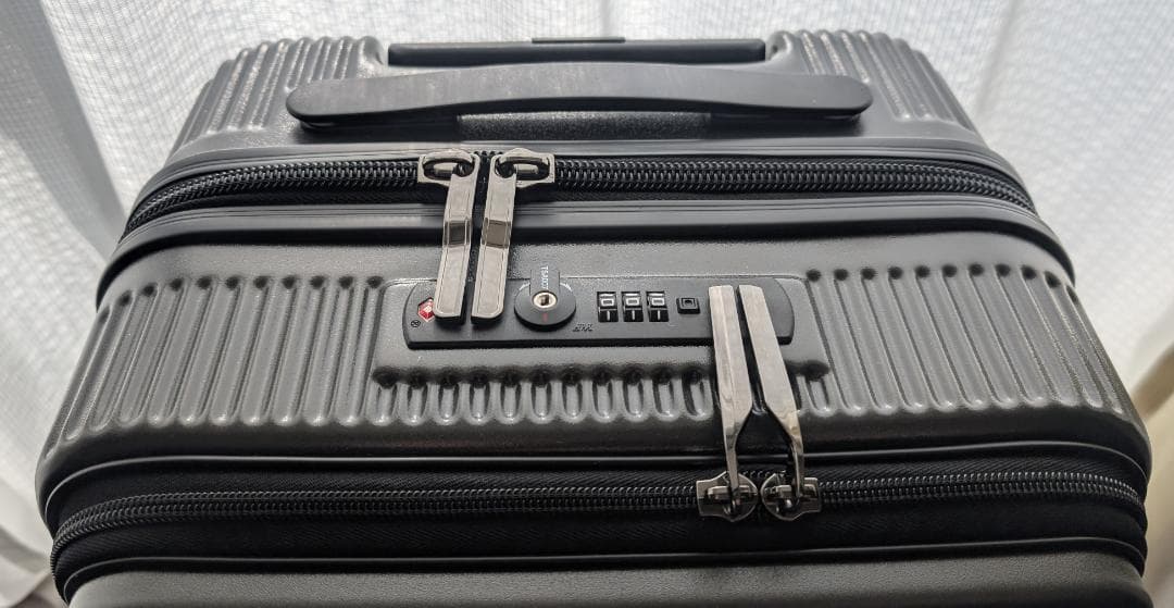 値下げoltimo オルティモ キャリーケース フロントオープン 38Lブラック