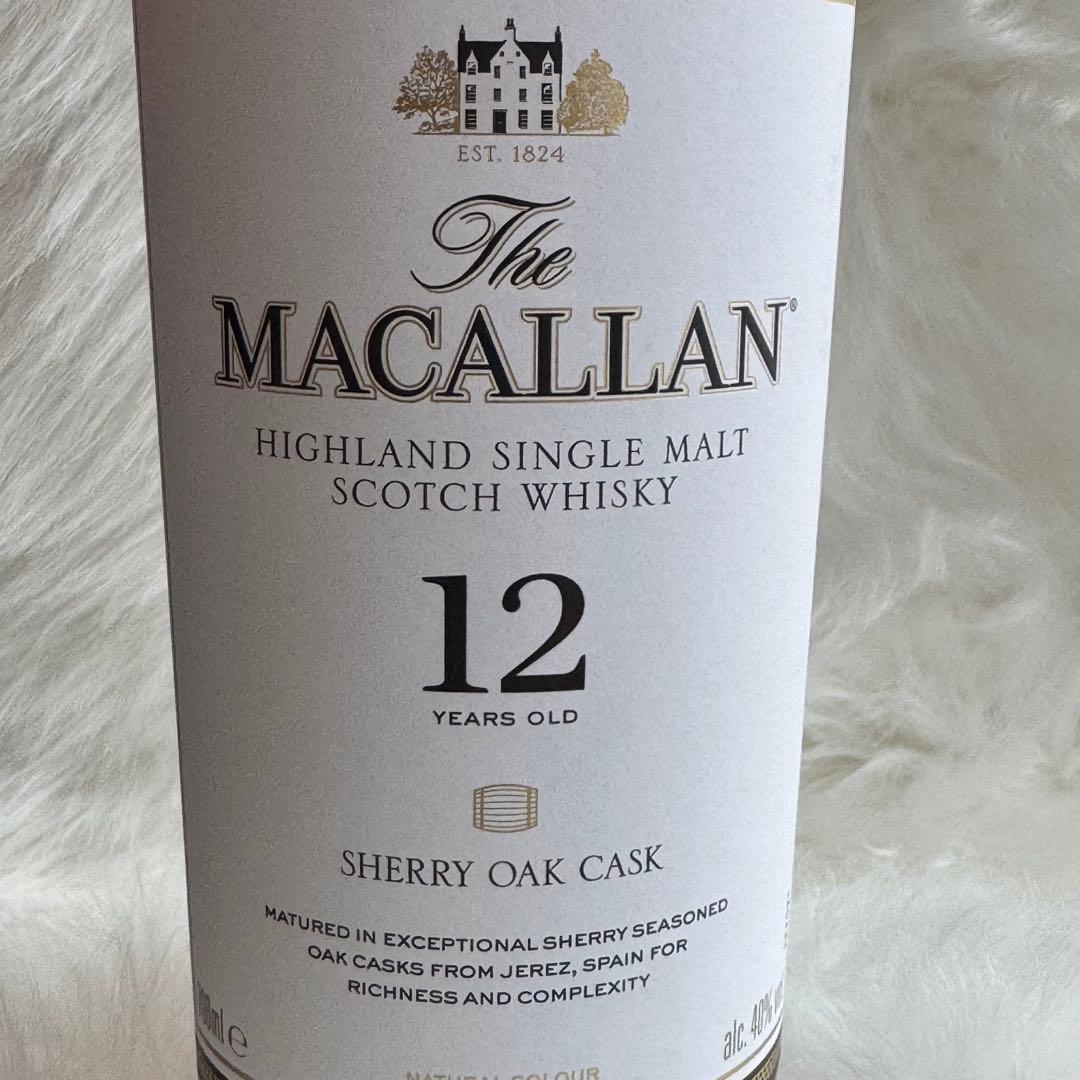 The MACALLAN マッカラン12年 品薄 シェリーオーク箱付き 未開栓
