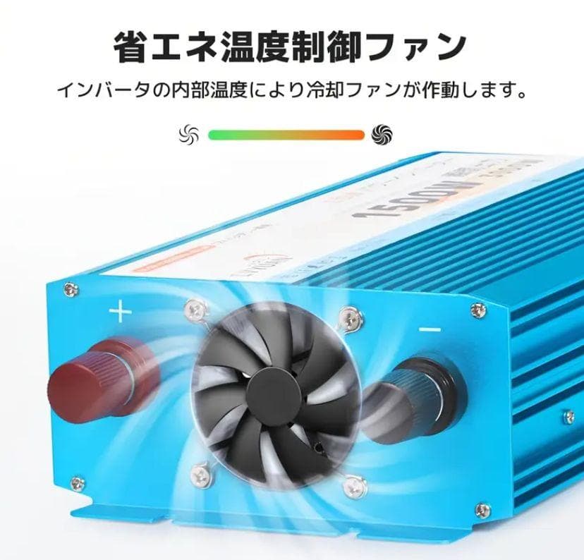 0514 LVYUAN 1500W 正弦波　純正弦波　インバーター 12V車載用