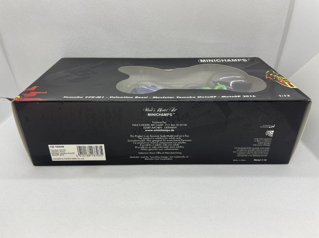 604-004 ミニチャンプス 1/12 ヤマハ YZR-M1 MotoGP