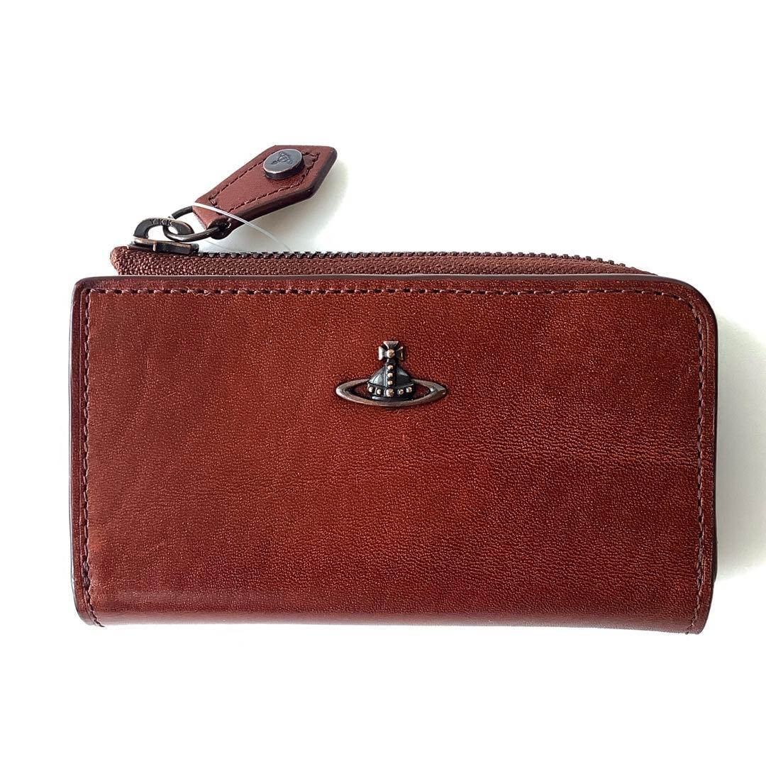 新品★ヴィヴィアンウエストウッド★コッパーキーケース小銭入れミニ財布★ブラウン茶