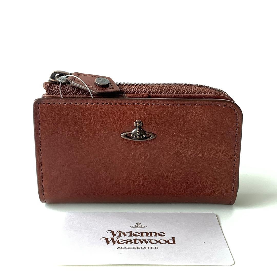 新品★ヴィヴィアンウエストウッド★コッパーキーケース小銭入れミニ財布★ブラウン茶