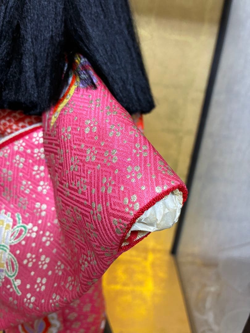 市松人形・人形の高さ約40cm・日本人形