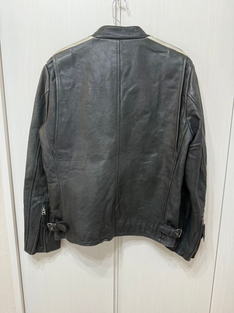 Schott ブラックレザーライダースジャケット Lサイズ