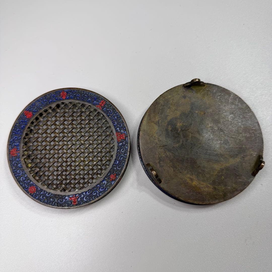 香炉　繊細の置物　美術品　旧蔵