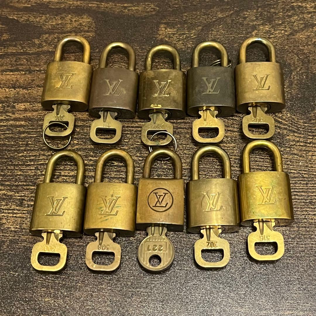 【鍵付き！即日発送！】ルイヴィトン カデナ 南京錠 パドロック 10点まとめ