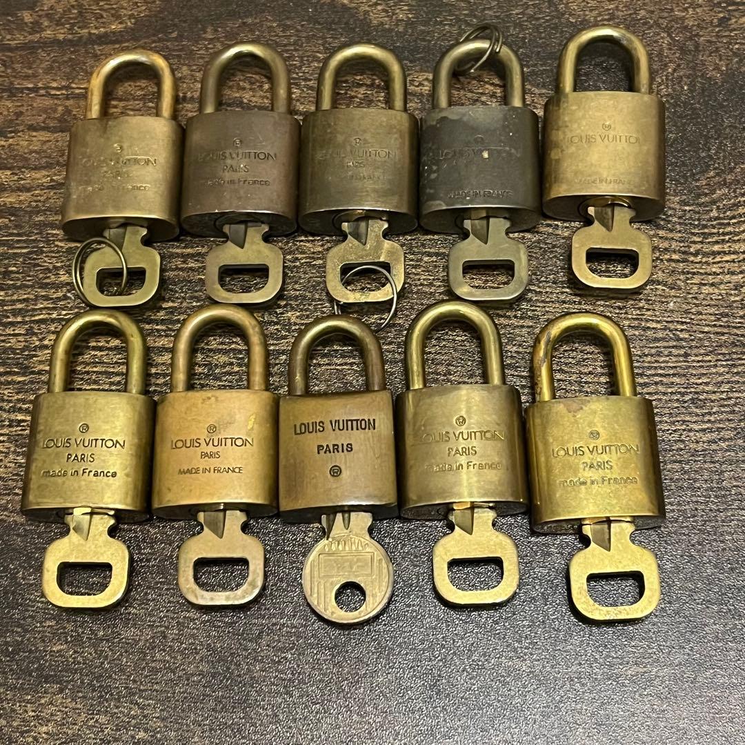 【鍵付き！即日発送！】ルイヴィトン カデナ 南京錠 パドロック 10点まとめ