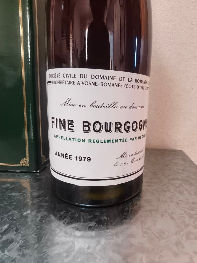 希少酒DRCドメーヌ ド ラ ロマネ コンティ フィーヌ ブルゴーニュ 1979