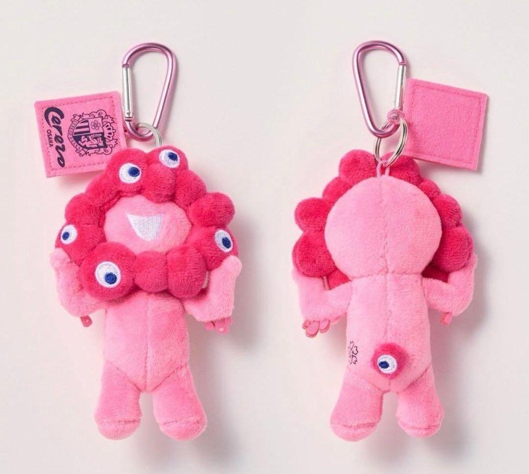 新品未使用　タグ付き　黒ミャクミャク　ぬいぐるみ　セレッソ大阪カラビナ