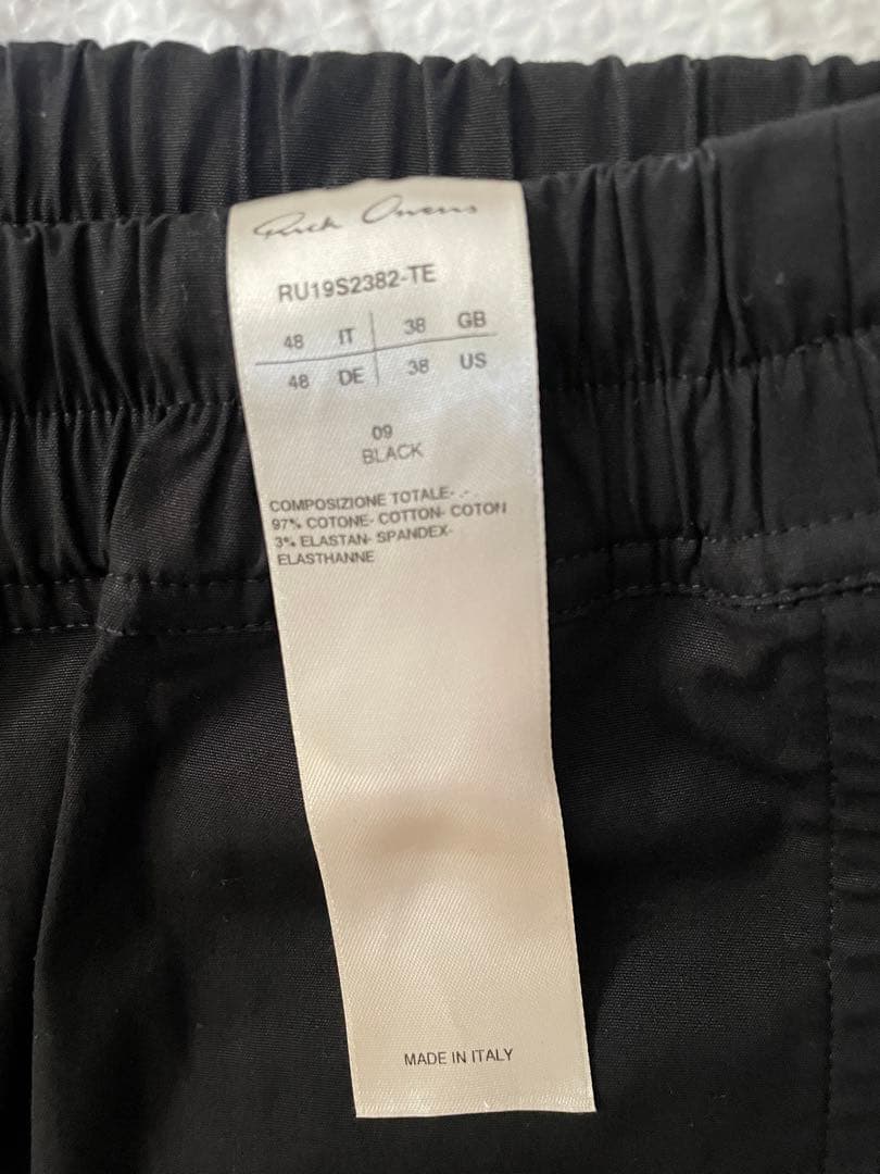 RICK OWENS KARLOFF SHORT サイズ48 ブラック