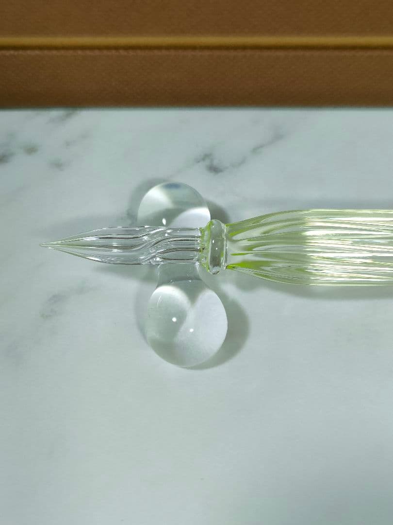 HASE硝子工房 ガラスペン ストライプ　　ギルティータイプ