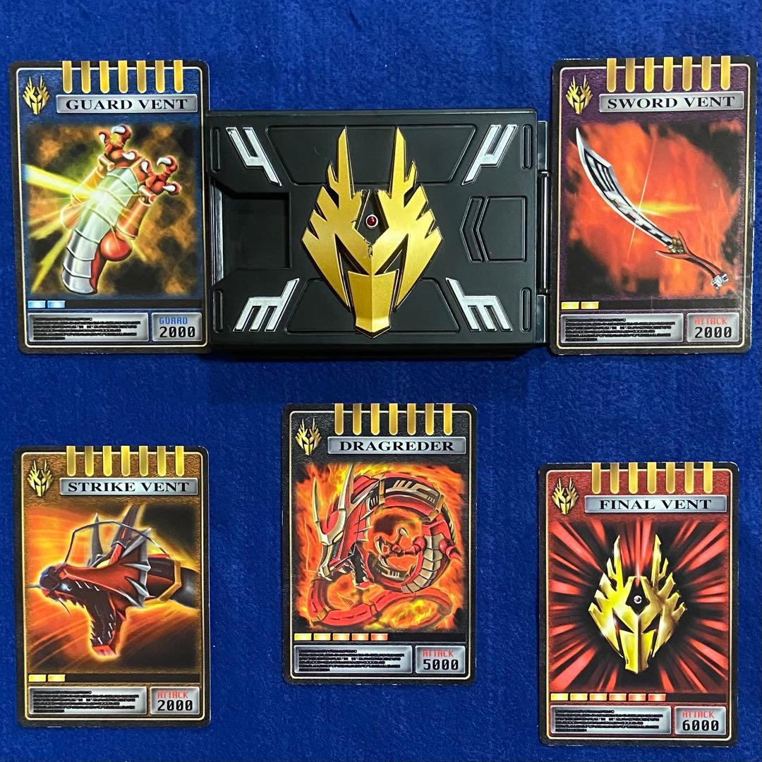 仮面ライダー龍騎　CSM Vバックル ベルト デッキ カード セット 81枚