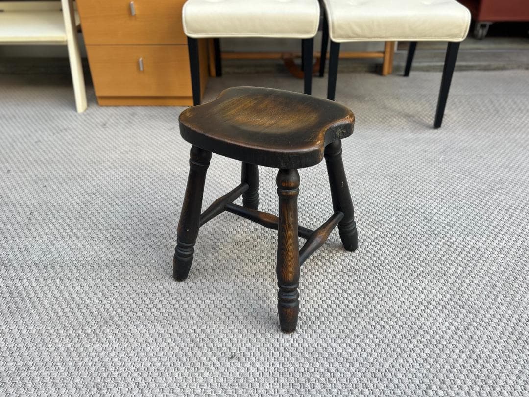 飛騨産業・HIDA／フロンティア（プロヴィンシャル）／オーク材スツール　①