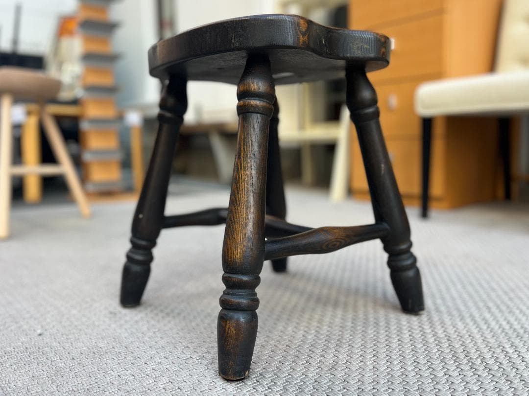 飛騨産業・HIDA／フロンティア（プロヴィンシャル）／オーク材スツール　①