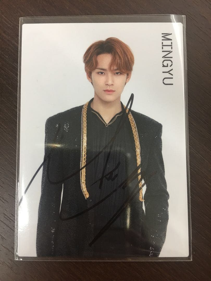 SEVENTEEN セブチ IDEAL CUT トレカ 直筆サイン ミンギュ