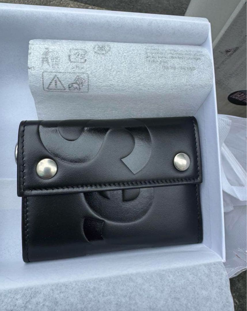 小物 Supreme Leather Chain Wallet \"Black