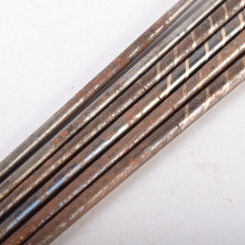 茶道具　古鉄古銅　火箸　まとめて　七組　C　6991