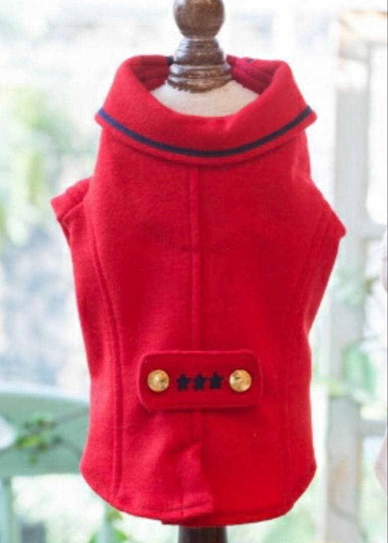 新品タグ付♡ ブルブブbulbubu♡ピーコート♡レッドXS