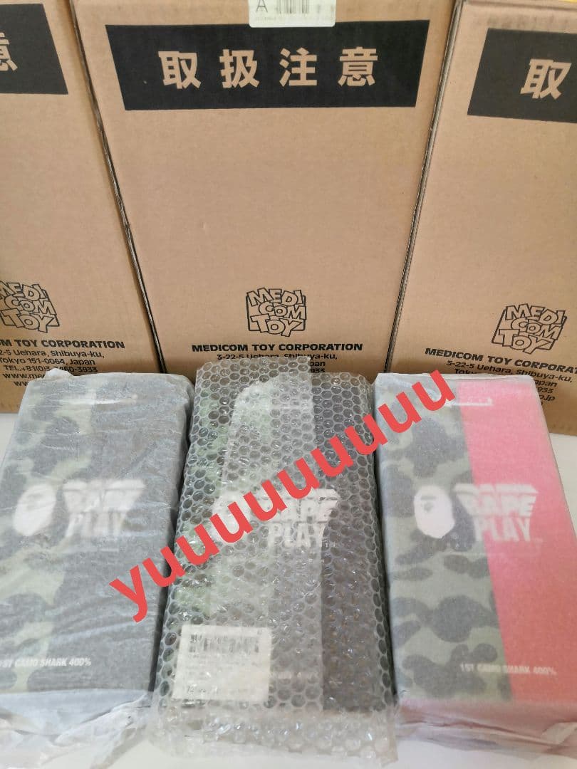 1st CAMO SHARK BE@RBRICK 400％ 新品 正規品