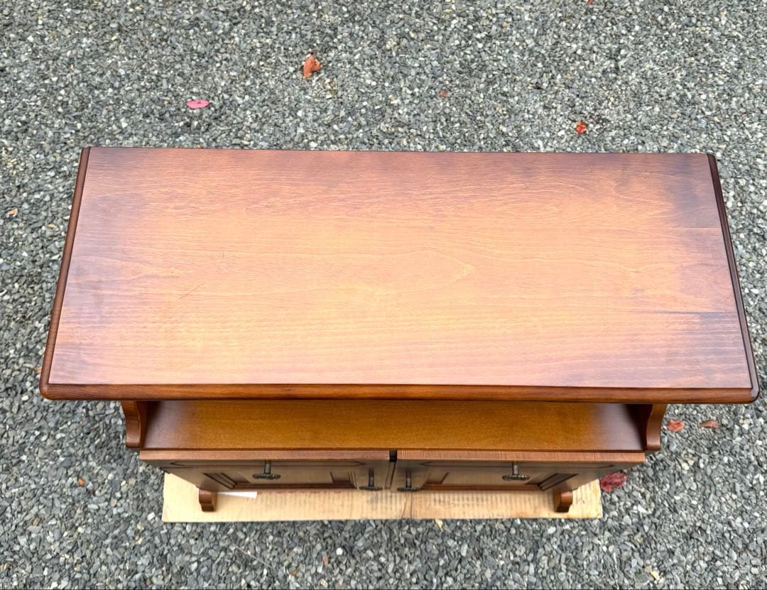 karimoku カリモク コロニアル 電話台 レトロ アンティーク