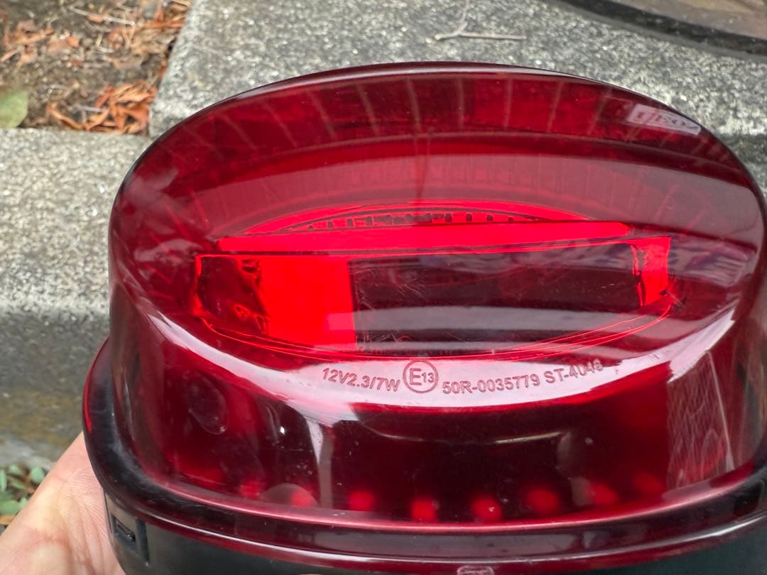 ポッシュフェイスLEDテールランプ ルミナス Z900RS ダークレッド