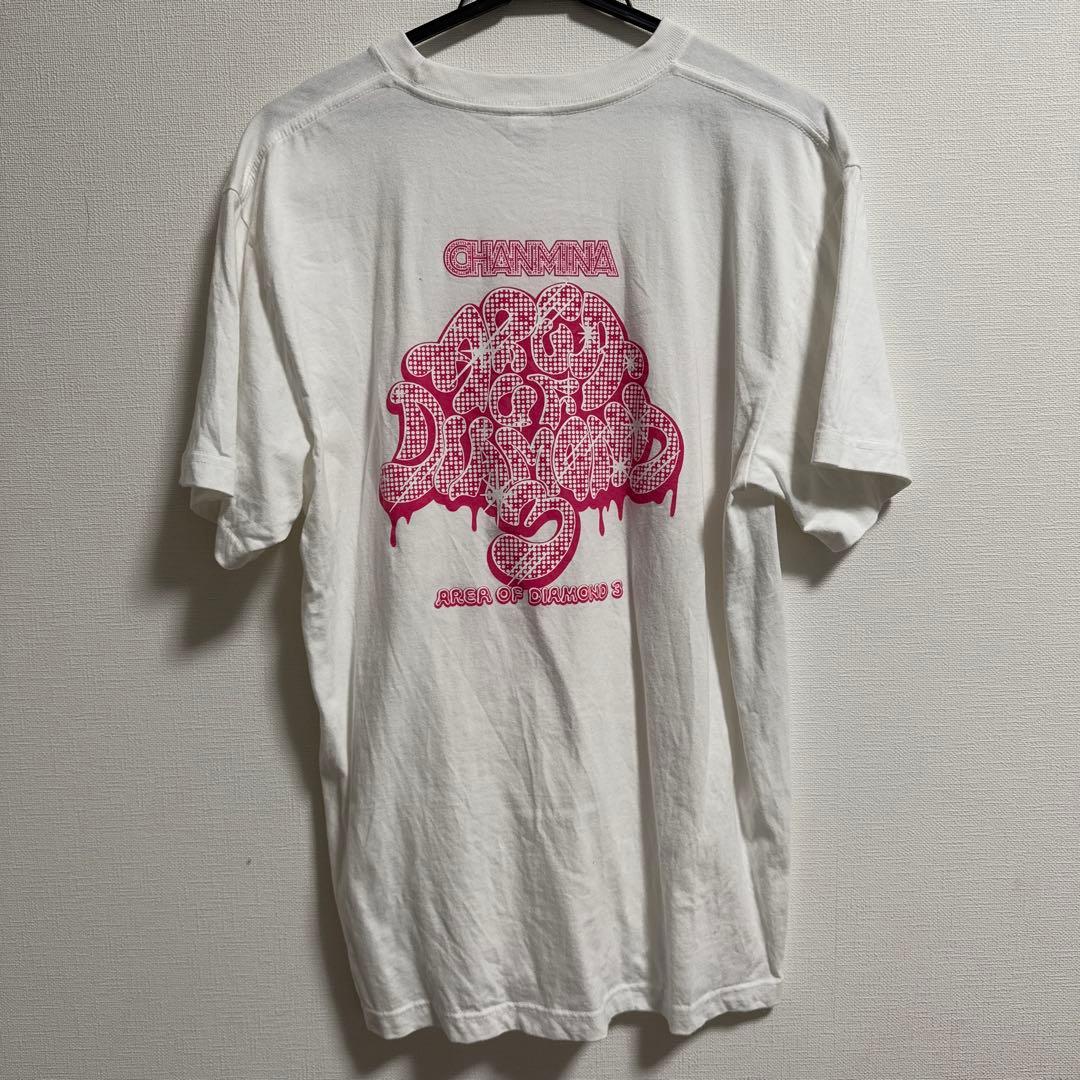 ちゃんみな AREA OF DIAMOND3 Tシャツ　Lサイズ　ホワイト