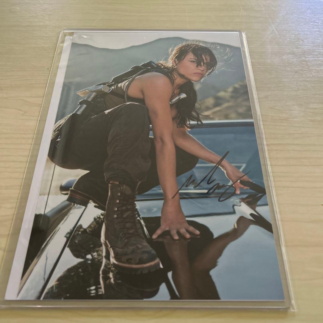 ミシェル・ロドリゲス  直筆サイン入りフォト　証明書付き  ワイルドスピード