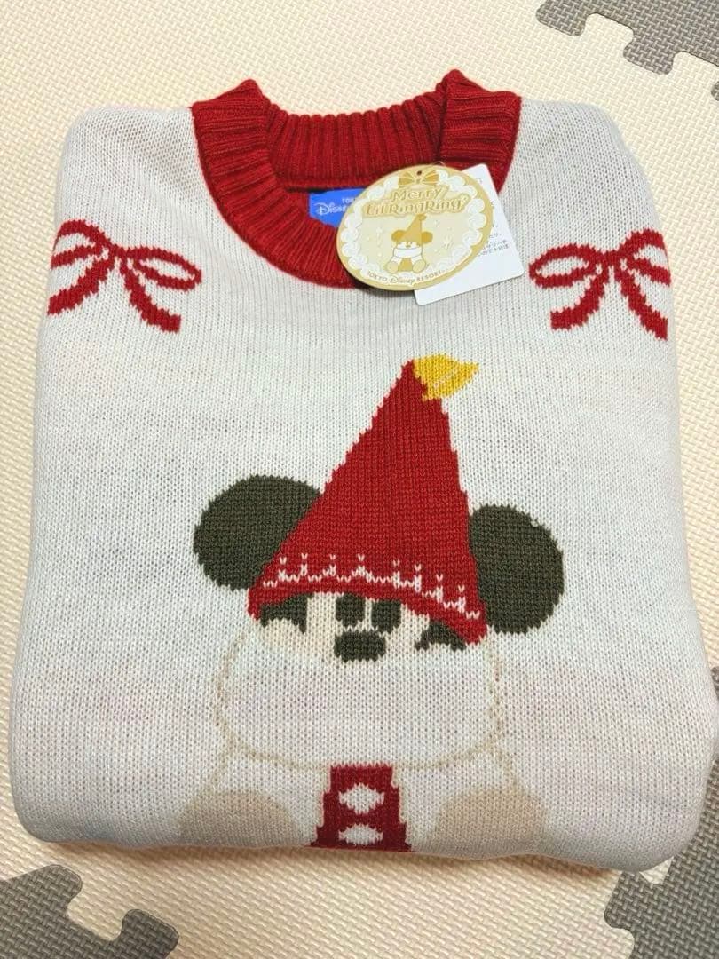 ディズニーリゾート　リルリンリン　セーター　リボン　クリスマス2025