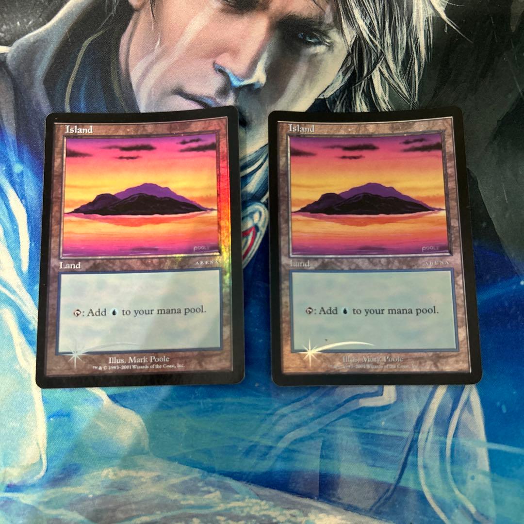 mtg Foil ベータ島 LEB アリーナFoilランド 英語 en 2枚