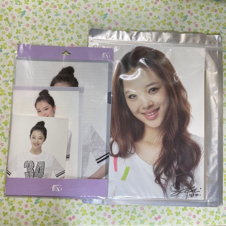f(x) ソルリ　ジンリ　写真　大判　文房具　ノート　公式　グッズ　3点セット