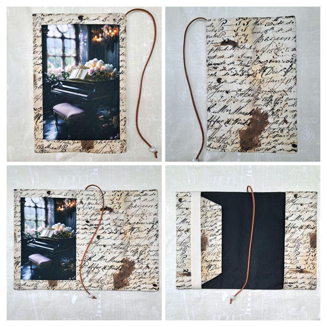 ねこのこ⑥ブックカバー、ポーチ