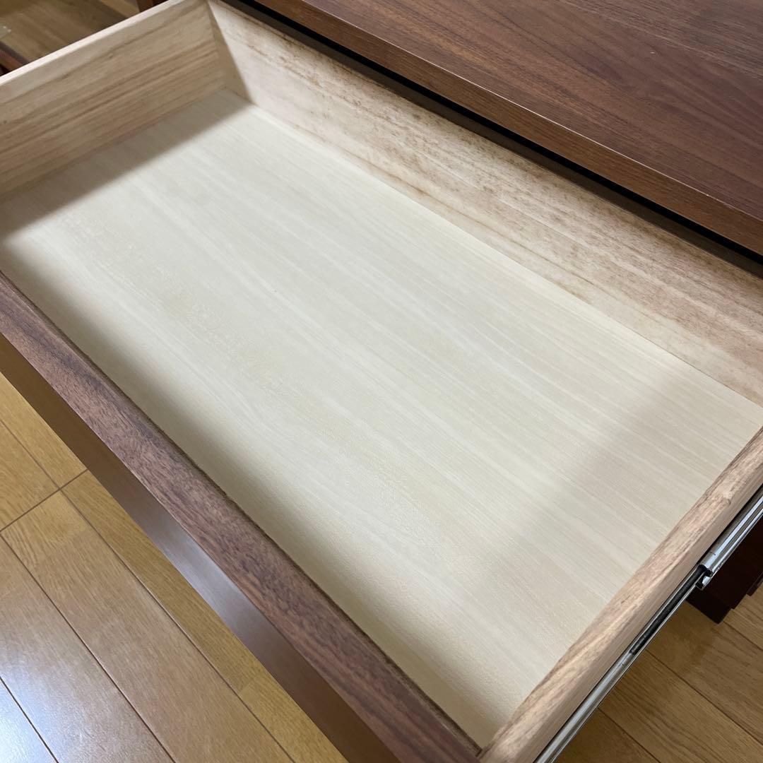 無印良品　テレビボード／テレビ台　ウォールナット材　W150