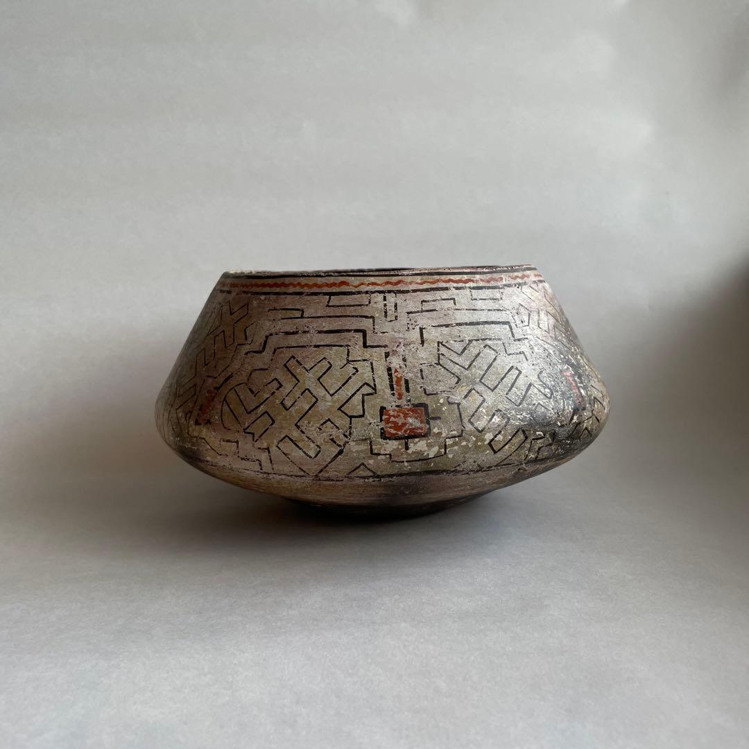 ボウル　シピポ族　シピボ族　Shipibo Pottery Bowl