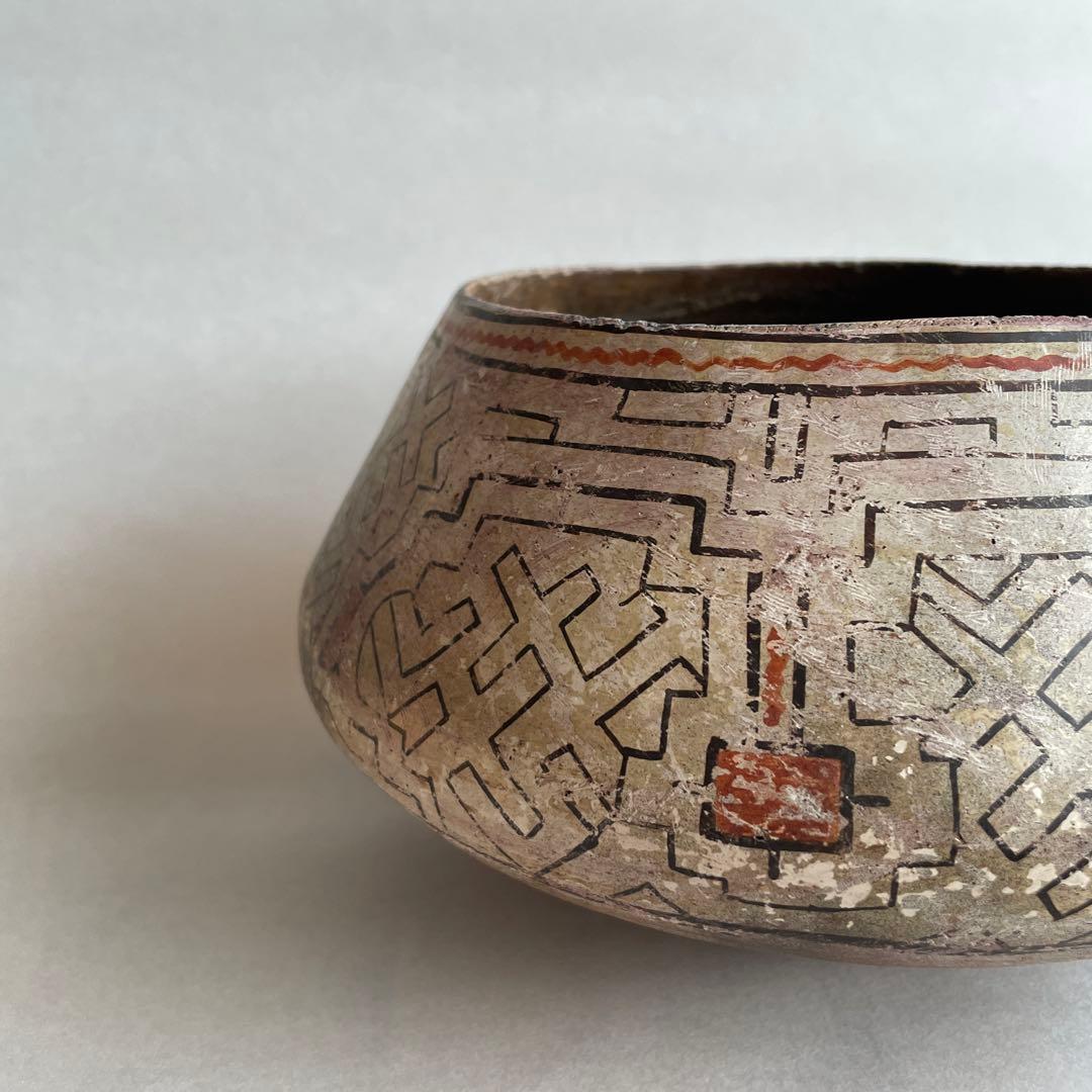 ボウル　シピポ族　シピボ族　Shipibo Pottery Bowl