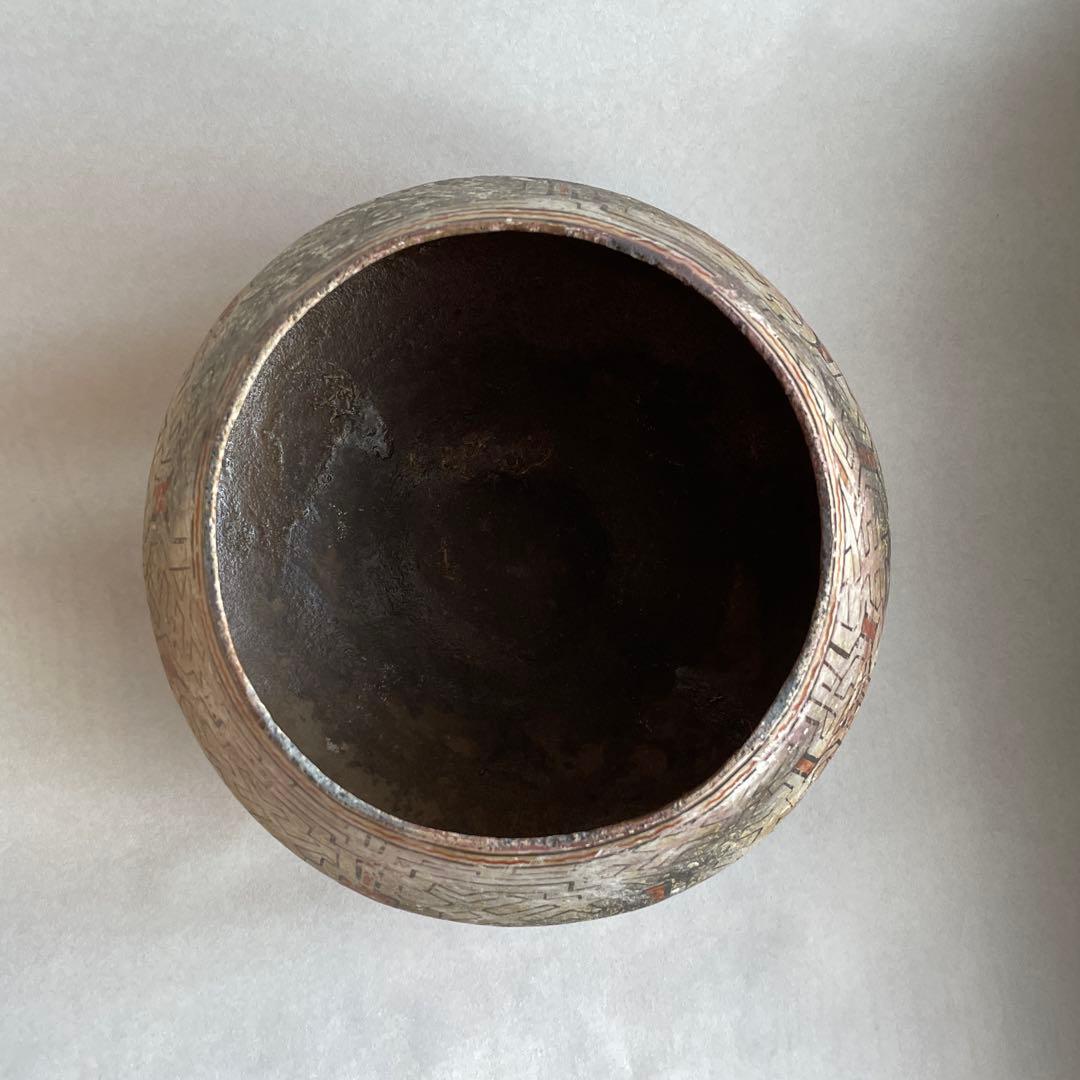 ボウル　シピポ族　シピボ族　Shipibo Pottery Bowl