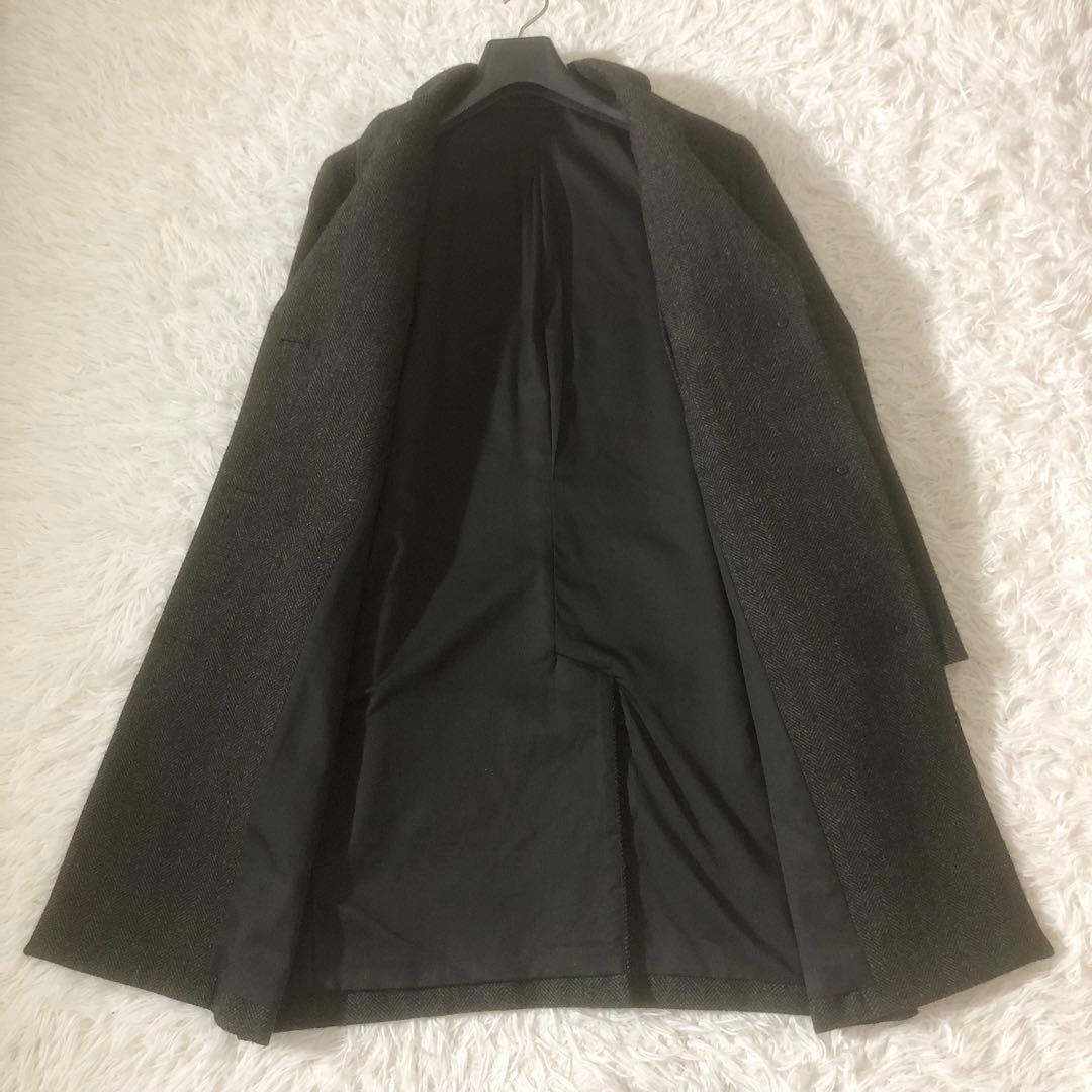 極美品 マーガレットハウエル 21AW ブリティッシュウールツイードコート