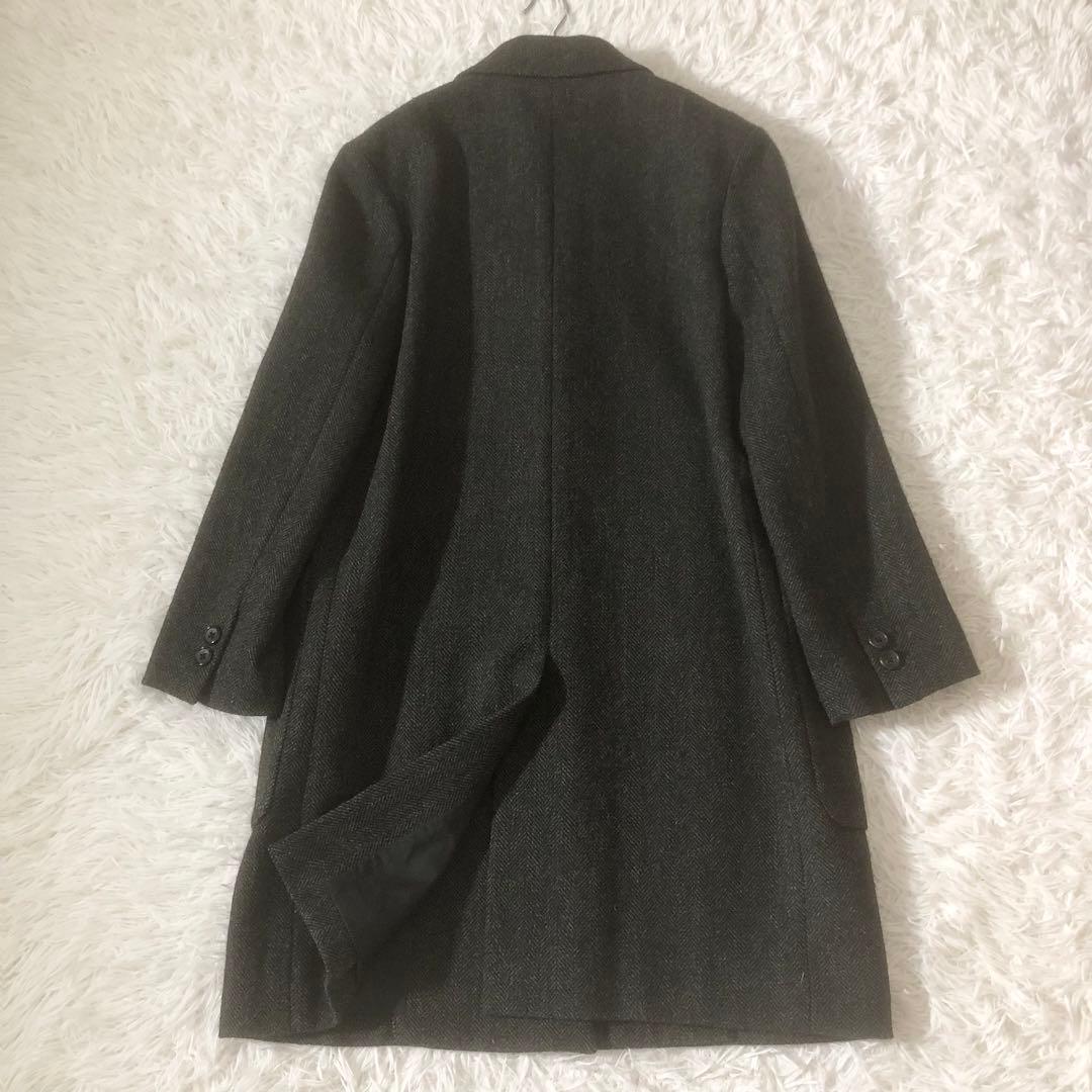 極美品 マーガレットハウエル 21AW ブリティッシュウールツイードコート