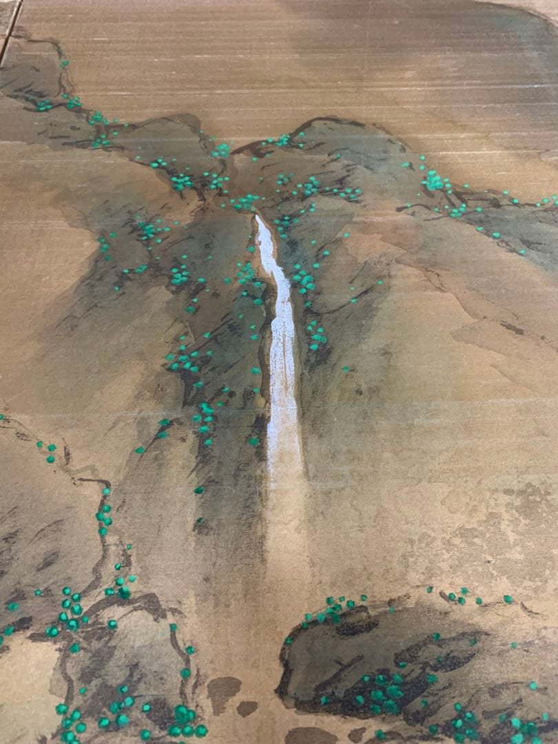 屏風　枕屏風　和室　山水絵