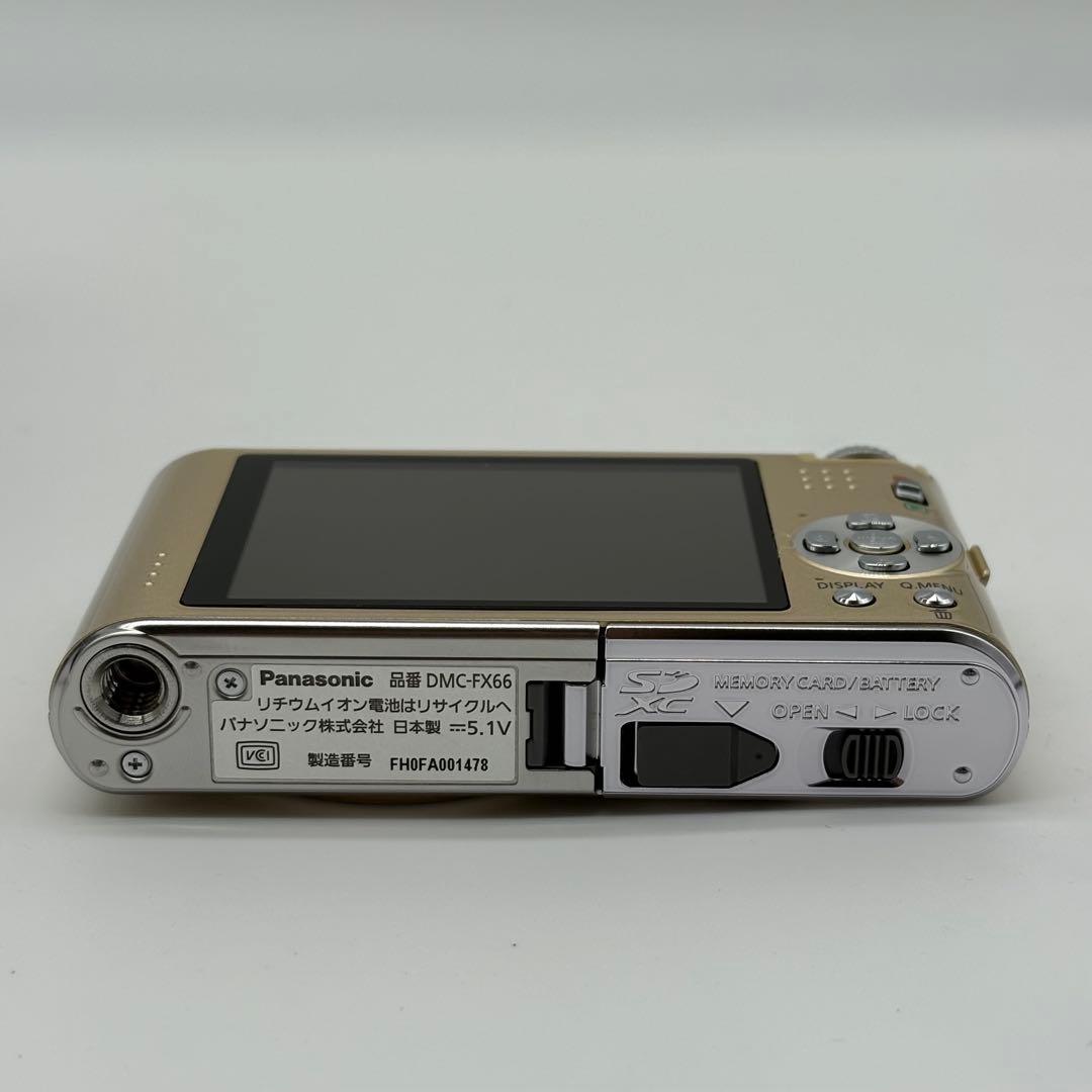 【美品】Panasonic LUMIX DMC-FX66（ゴールド）