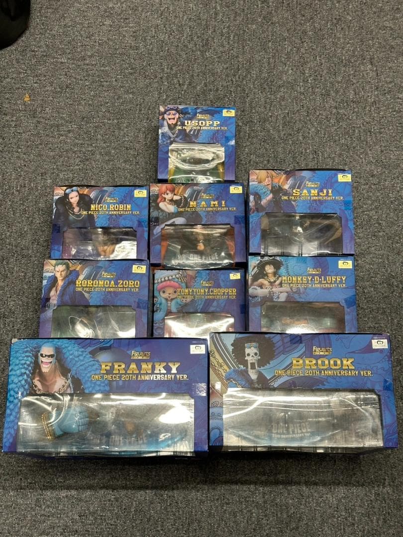 フィギュアーツZERO 20th ワンピースフィギュア9体セット