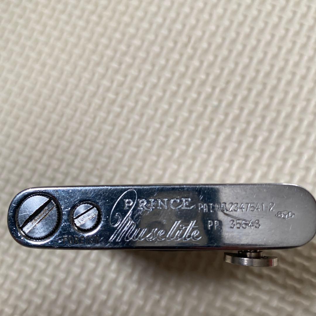 PRINCE 彫刻模様 メタルライター　オルゴール付き