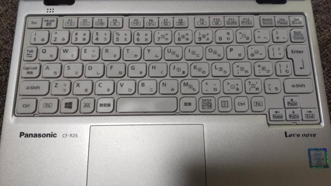 Panasonic CF-RZ6RDFVS （ LTE無）アダプター有
