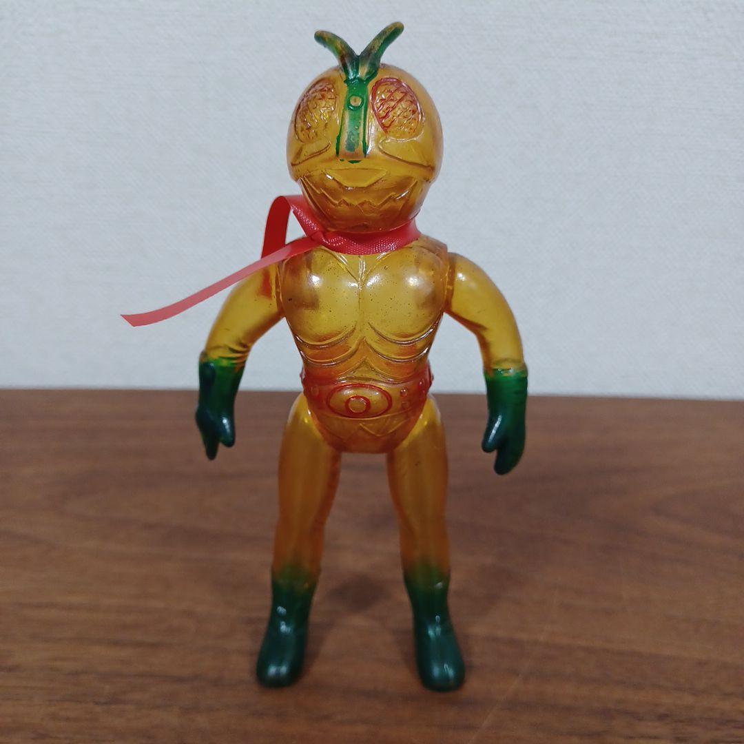 当時物ポピー製スケルトン（モールドなし）「仮面ライダー 」超希少ソフビフィギュア