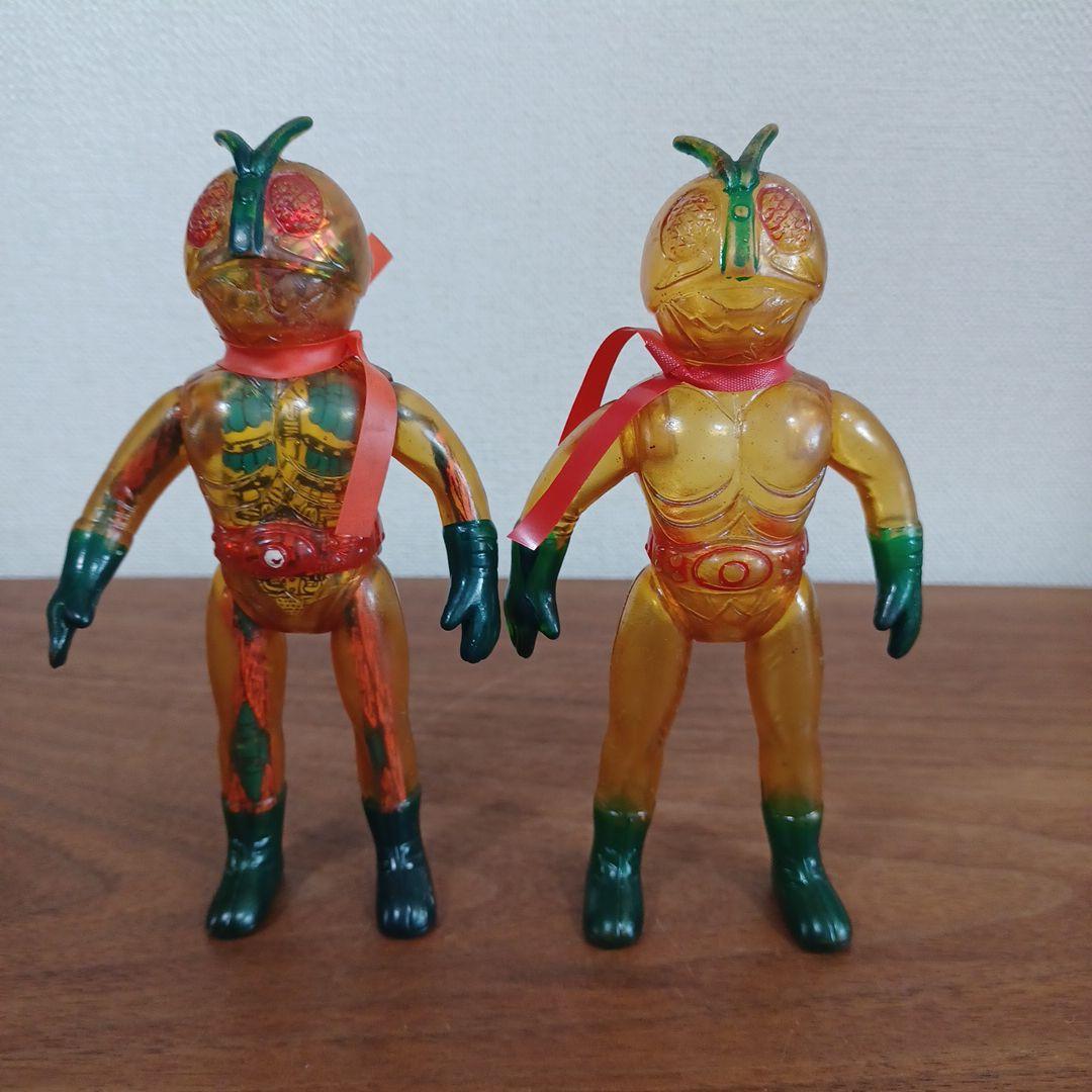 当時物ポピー製スケルトン（モールドなし）「仮面ライダー 」超希少ソフビフィギュア