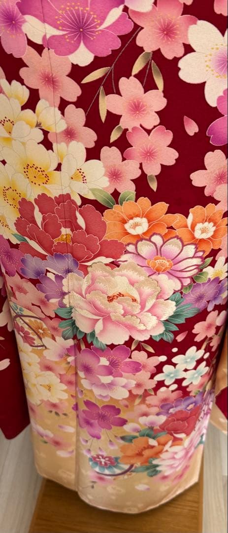 ♪*♪様 美品　裄７１ｃｍ　豪華４点セット　ブランド「anan」刺繍振袖