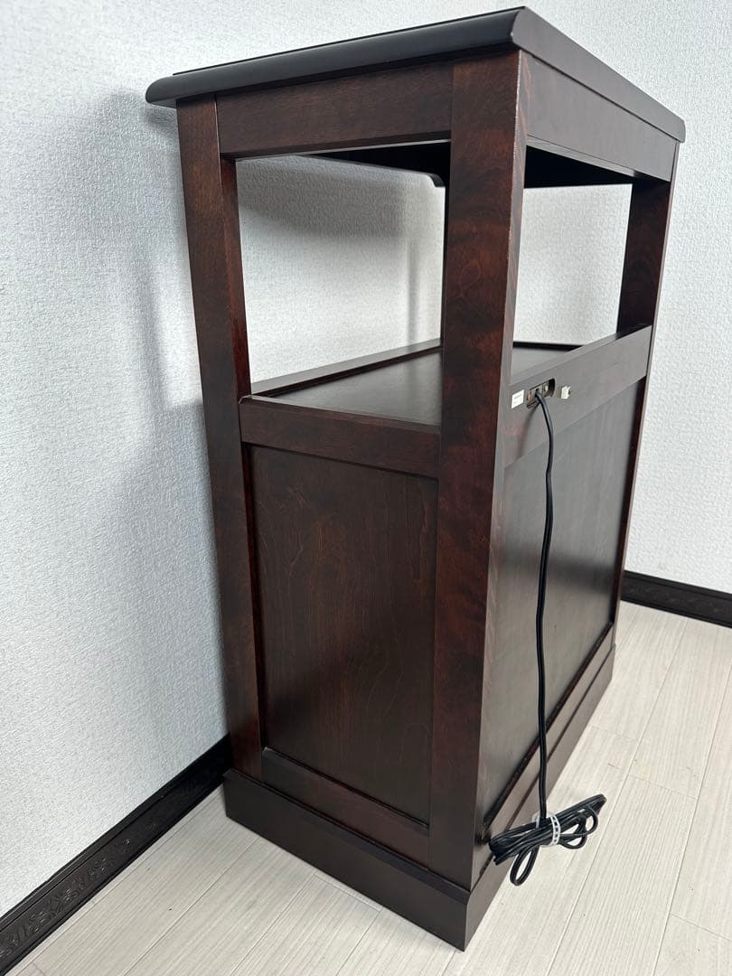 北海道民芸 サイドボード キャビネット リビングボード 電話台 花台 ※i4※