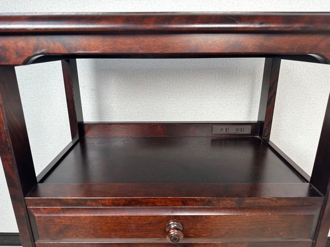 北海道民芸 サイドボード キャビネット リビングボード 電話台 花台 ※i4※