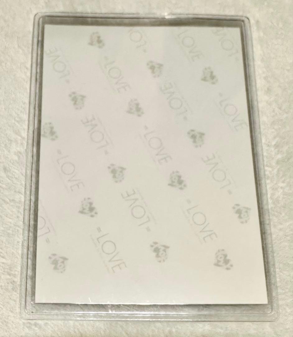 =LOVE×シナモロール生写真 佐々木舞香 チュウ 直筆 ヨリノーマル