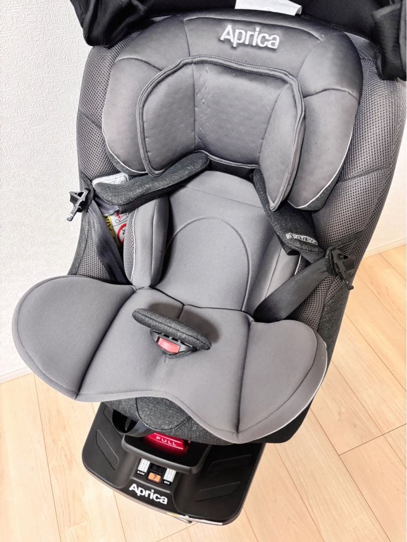美品　アップリカ　チャイルドシート　クルリラプレミアムAB 回転式　ISOFIX